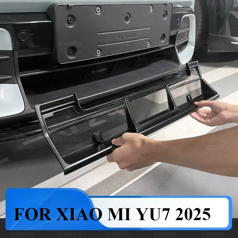

ДЛЯ XIAOMI YU7 2025, аксессуары для стайлинга автомобилей, защитная сетка, передняя решетка, передняя декоративная гоночная решетка, экран от насекомых