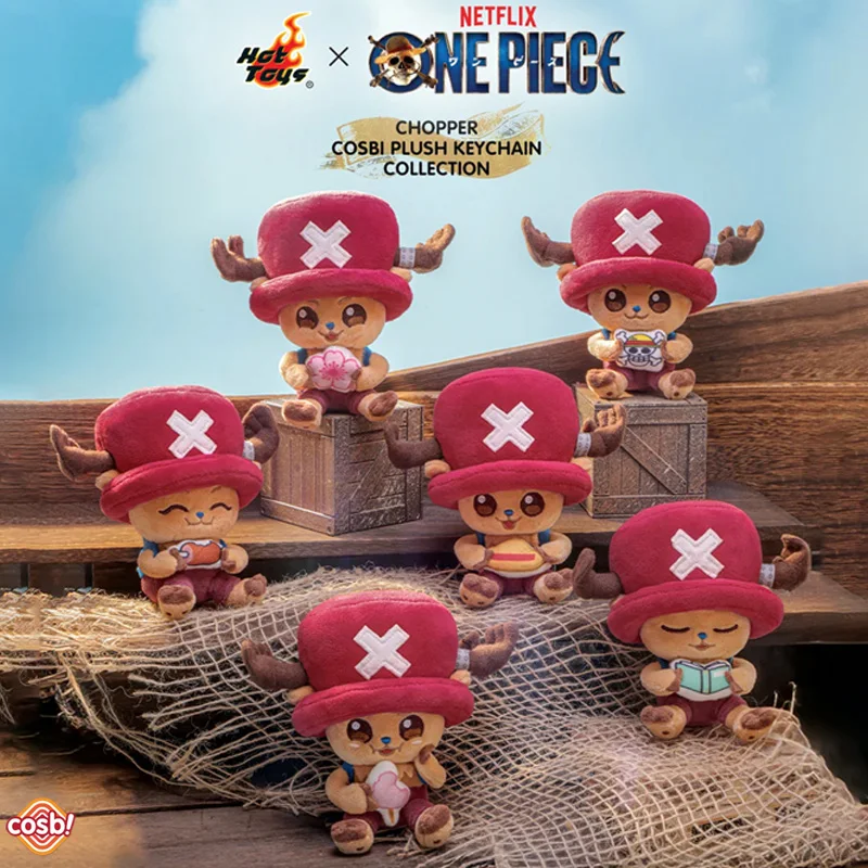 

【presale】Hot Toys One Piece Chopper Cosbi Plush Keychain Blind Box Collectible Cute Anime Plush Bag Accessory For One Piece Fans