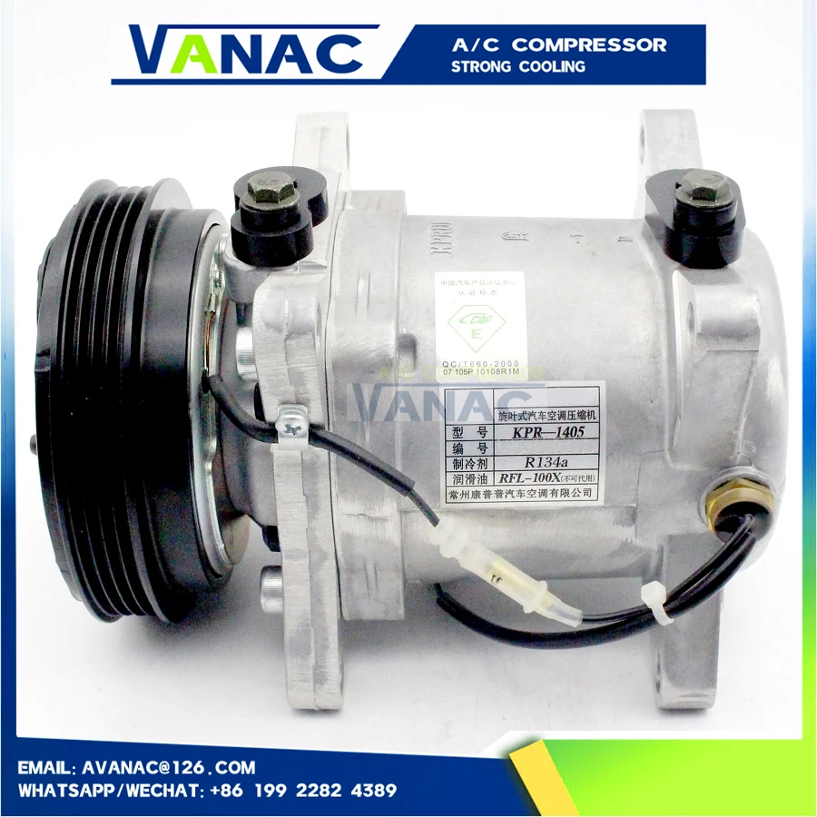 AUTO CAR Air Conditioning AC COMPRESSOR 4PK FOR GREAT WALL V240 PETROL JSS14D401023