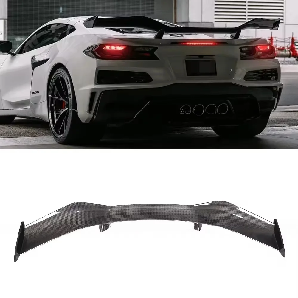 

Factory Price Carbon Fiber Rear Trunk Wing Car Spoiler For Chevrolet Corvette C8 Z06