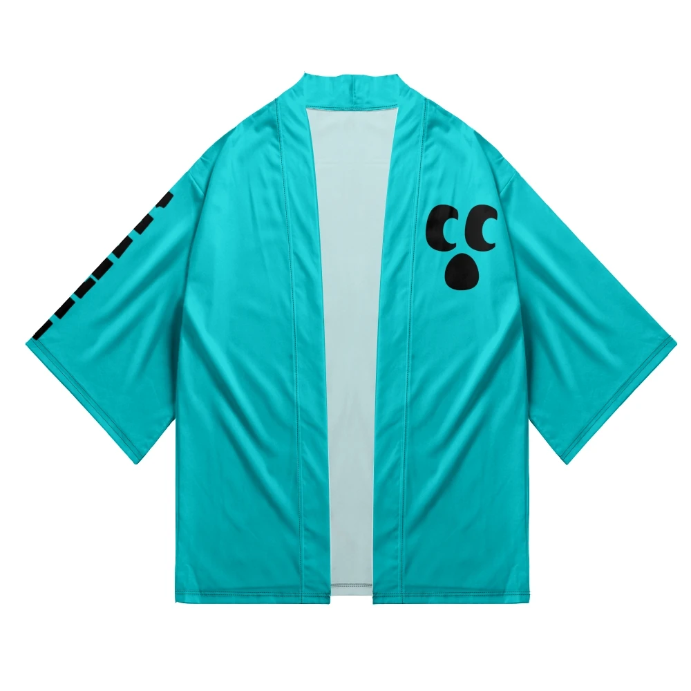 كرافتي وجه التعادل صبغ النمط الياباني كيمونو هاوري الرجال النساء سترة الملابس اليابانية التقليدية الملابس الآسيوية تأثيري حلي