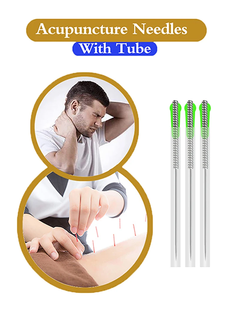 ZBoom dean AN TAIHE-Thérapie par tube de guidage indivuel, acupuncture, poulet pointu, sterys, massage de beauté, 100 pièces