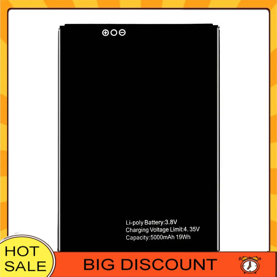 

5000Mah For Blackview BV5000 Mobile Phone Battery Reliable Power Supply
