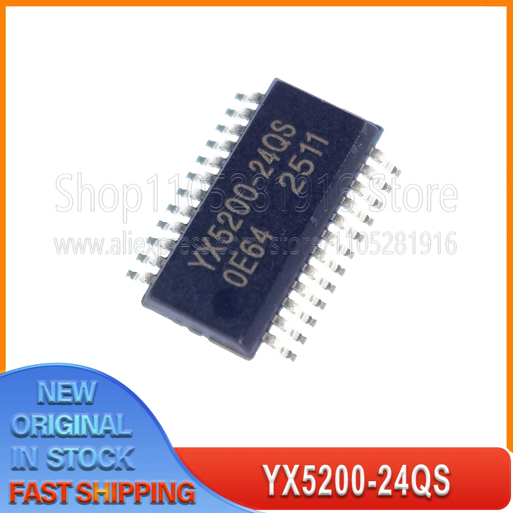

1~20 шт./лот YX5200-24QS YX5200-24SS QSOP24 100% новый оригинальный товар в наличии на складе