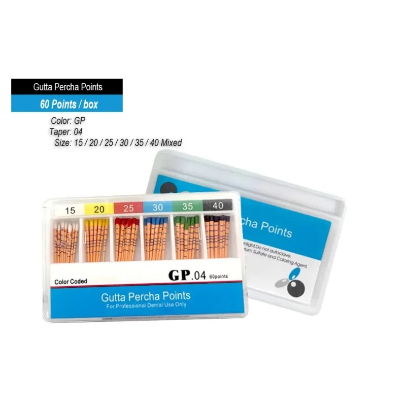 10 Boxes Dental Gutta Points taper 04 02 06 Endodontics Absorbent Paper Cone Guttahanger Gutapercha Dental Endodoncia