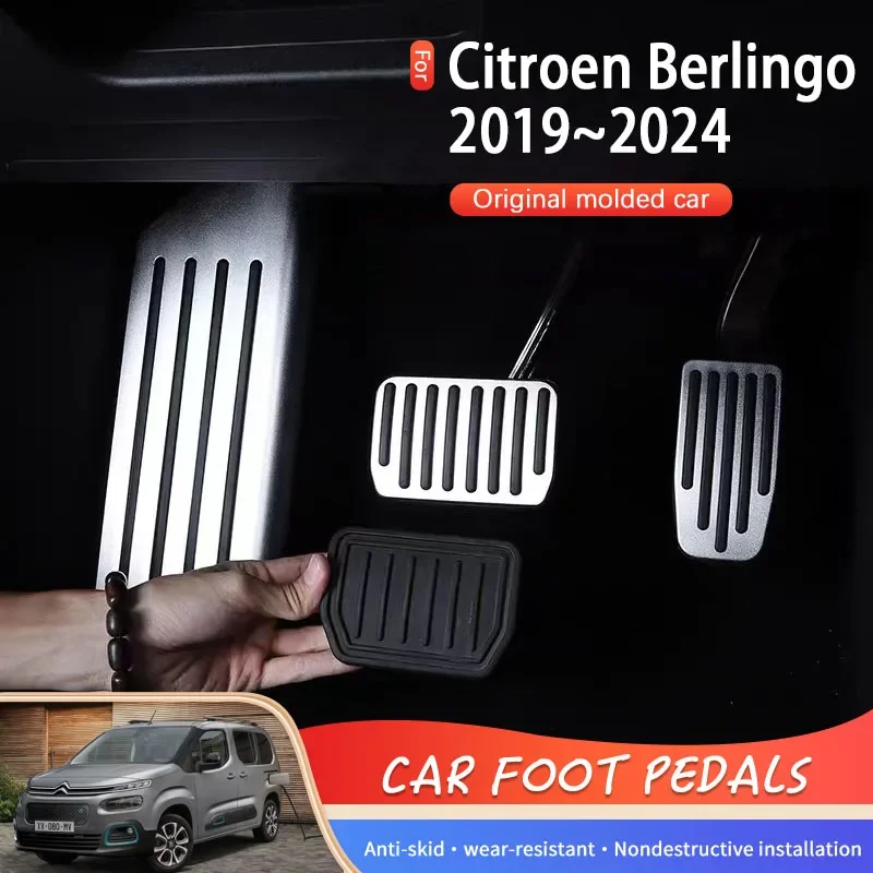 Car Foot Pedal For Citroen Berlingo Peugeot Partner Rifter Opel Combo Vauxhall Combo Toyota ProAce City 2019~2024 Car Acessories