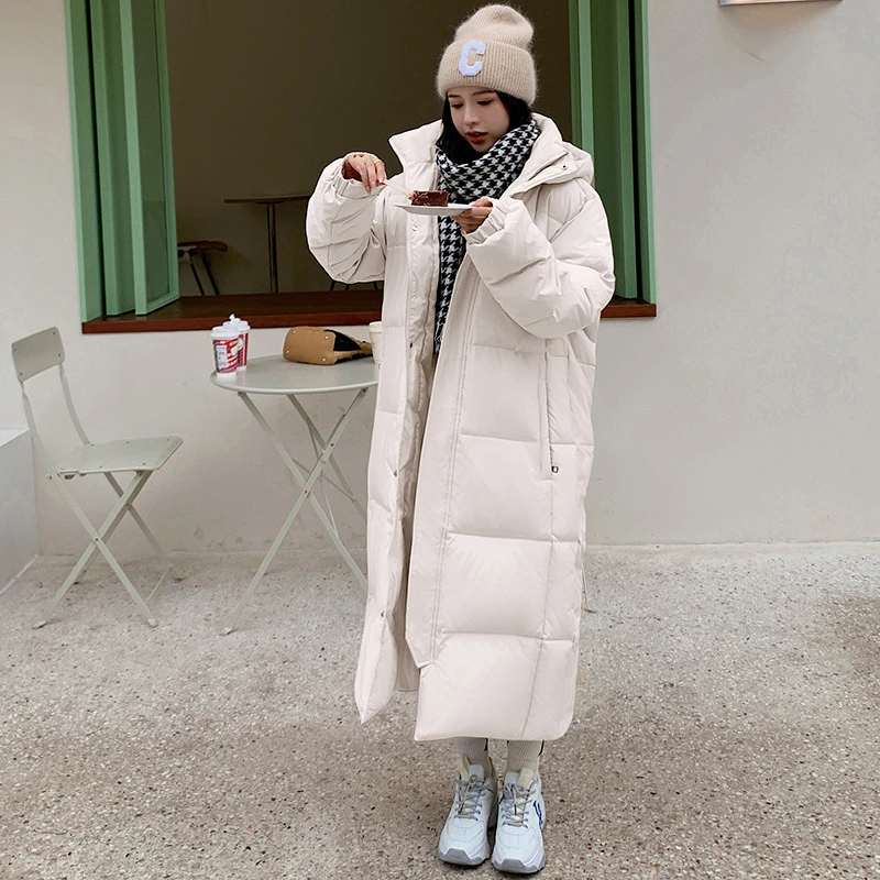 2025年冬新作 ロングパーカー ゆったり 厚手 暖かい フード付き レディース 中綿ジャケット キルティングジャケット 学生 コート 通勤 アウター