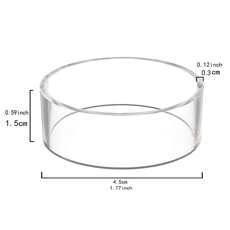 Für Fußball, Basketball, Rugby, Fußball, Acryl-Ballständer, transparenter runder Ausstellungsständer, Stützhalter