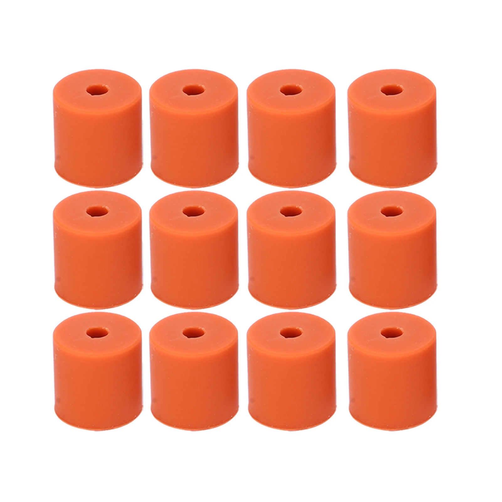12PCS Silicone Heated Bed Leveling Column Shock Absorber 3D Printer Accessories 16mm x 16mm Silicone Heated Bed Leveling Column