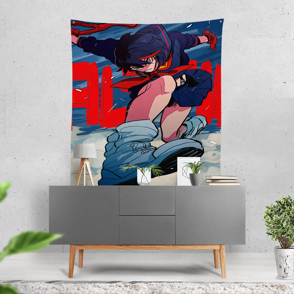 

KILL la KILL Anime Flag Banner Flag Art Decoration Design Decor Vintage Structure Party Garden Flag Club Bar Study Bedroom