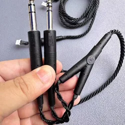 Original New Headphone cables for LightSpeed Zulu 3 Aviation Headset Replacement connect cable spare parts 6.35mm to 5.18mm