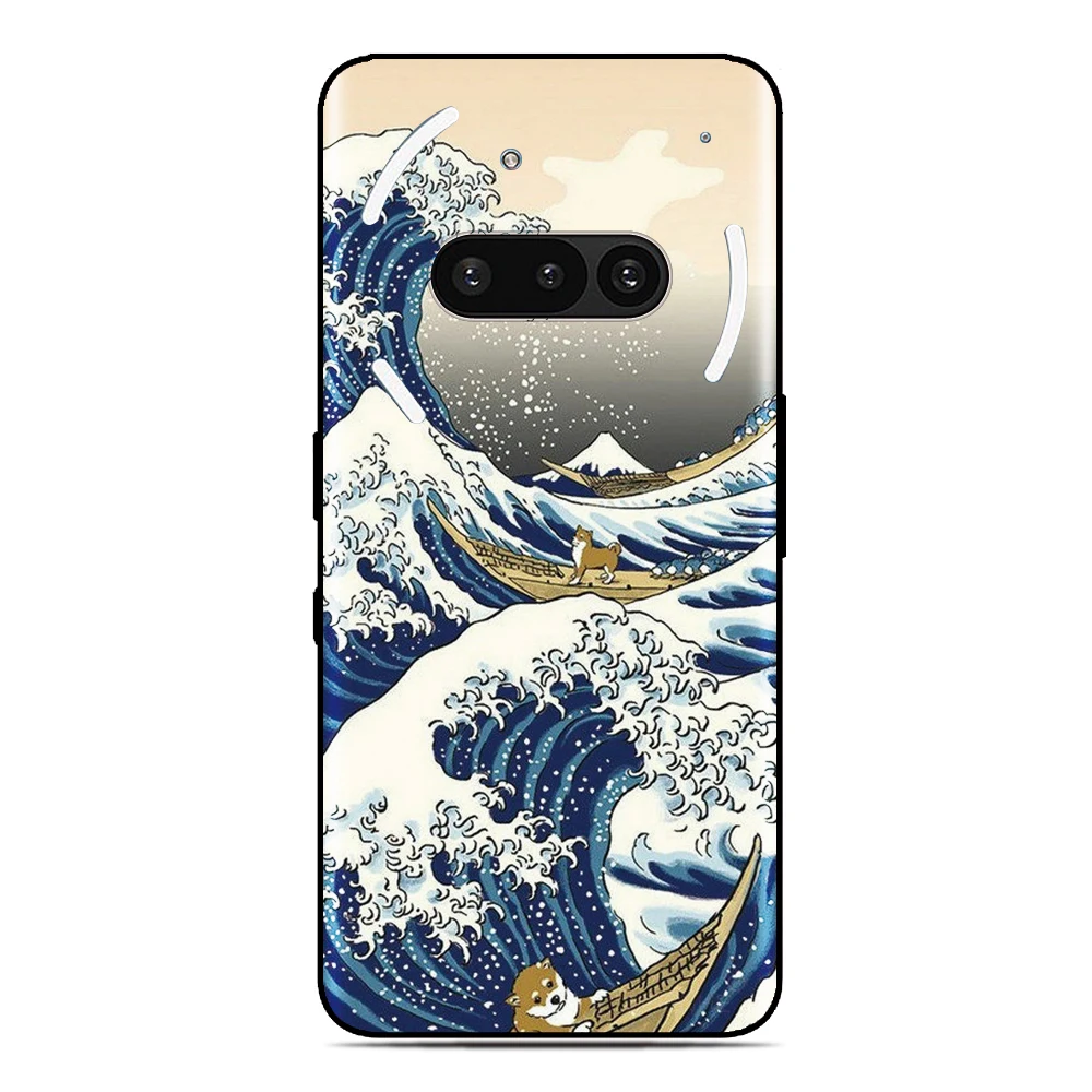 اليابان كاناغاوا غطاء ل LG الجناح المخملية K22 K61 K50 K51s K52 K20 K40 Q6 Q7 Stylo 5 6 G8X G6 G7 G8 V40 V50 V60 ThinQ جراب هاتف #3