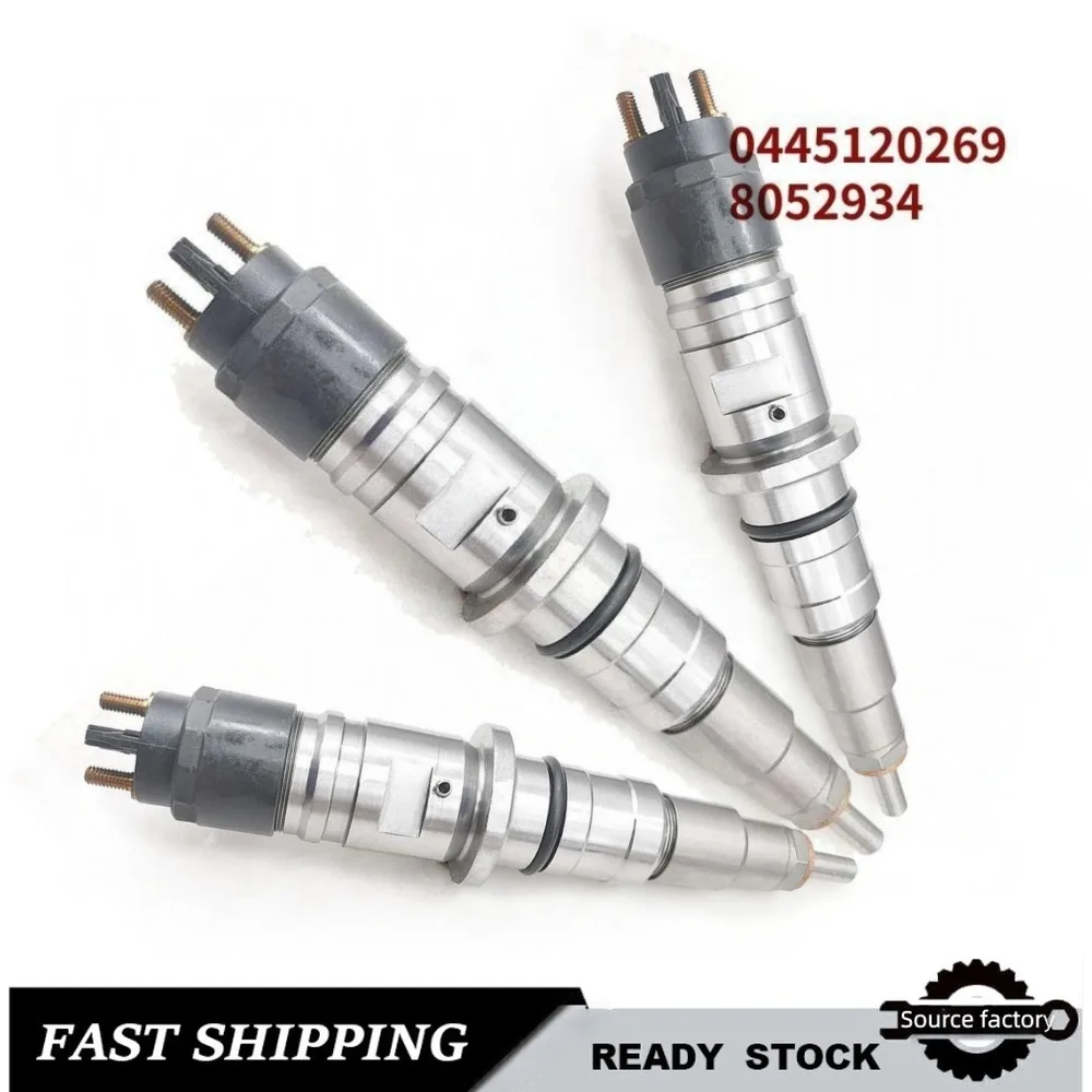 

Fuel Injector0445120269 8052934 Common Rail Diesel Fuel Injector for Cummins IVECO FIAT-High FlowCar Accessories