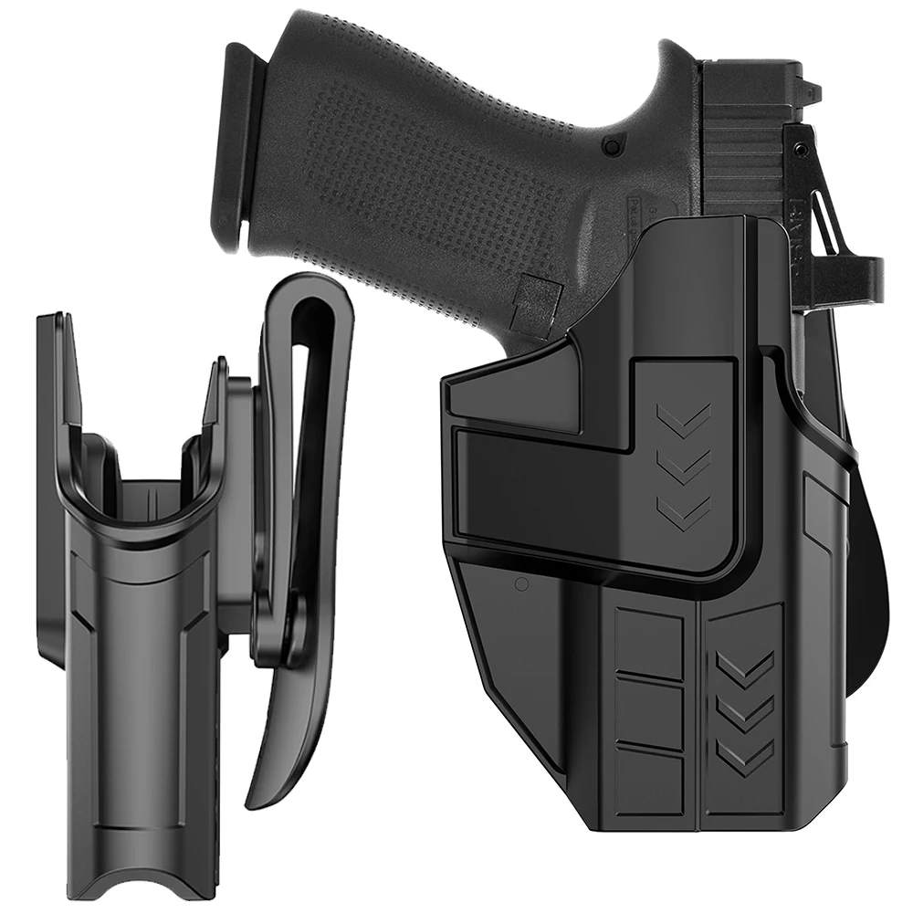 

FANDAO ADJUSTABLE OWB TACTICAL GUN HOLSTERS G43X MOS HOLSTER OUTSIDE WAISTBAND G43 HOLSTER FOR GLOCK 48 MOS GLOCK 43X GLOCK 43