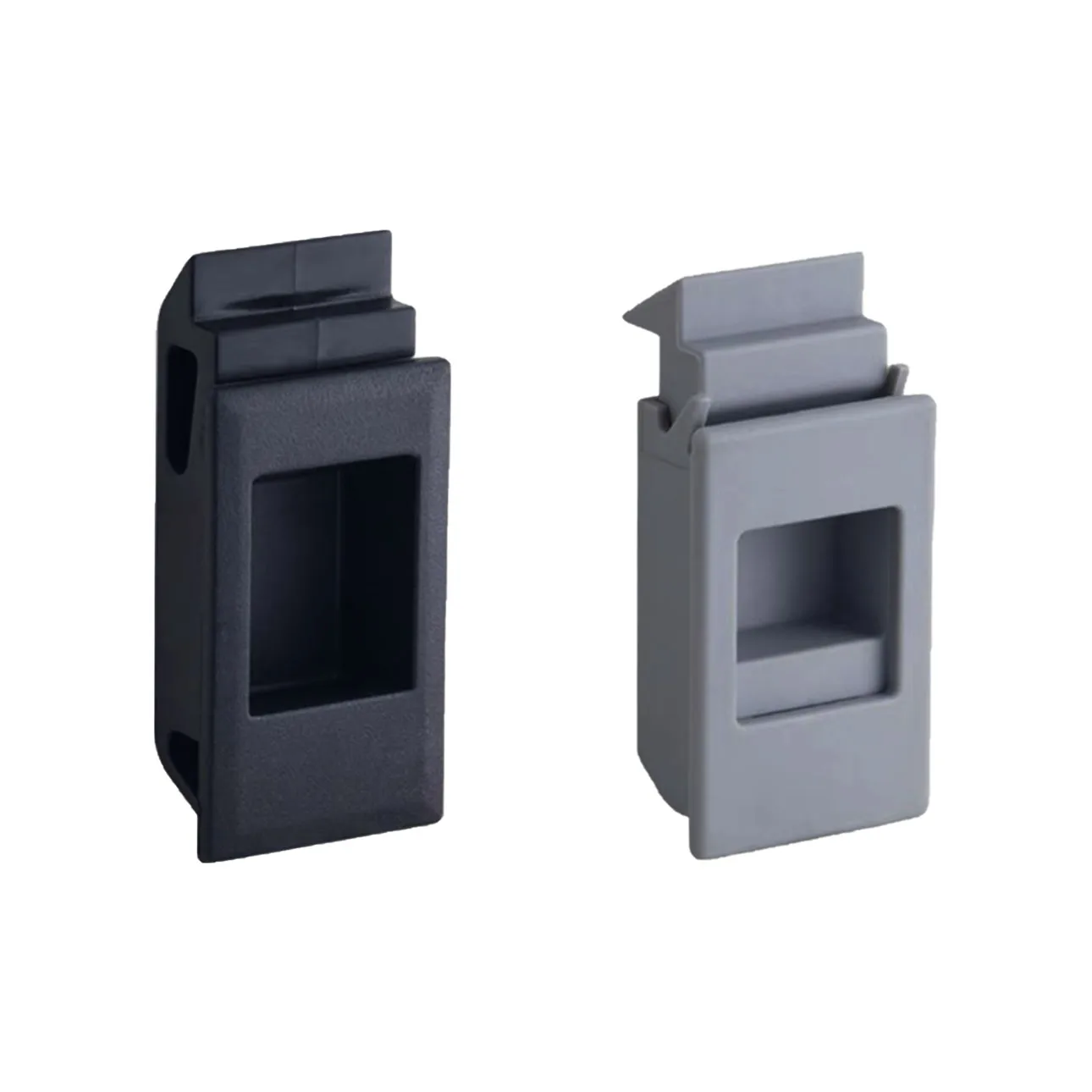 HOT 50PCS/LOT PA Recessed Hidden Industrial Equipment Cabinet Pulls Distribution Box Metal Cabinet Handles Flush Platics Buckle