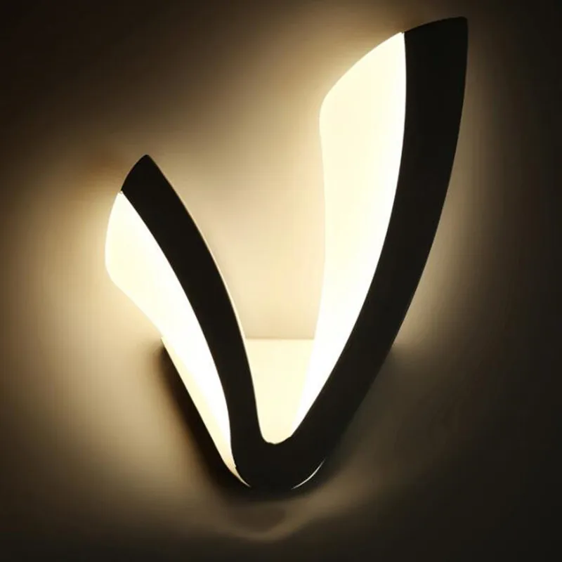 

LED Wall Lamp For Bathroom Bedroom Wall Sconce White Indoor Lighting Lamp AC100-265V LED Wall Light Indoor Lighting