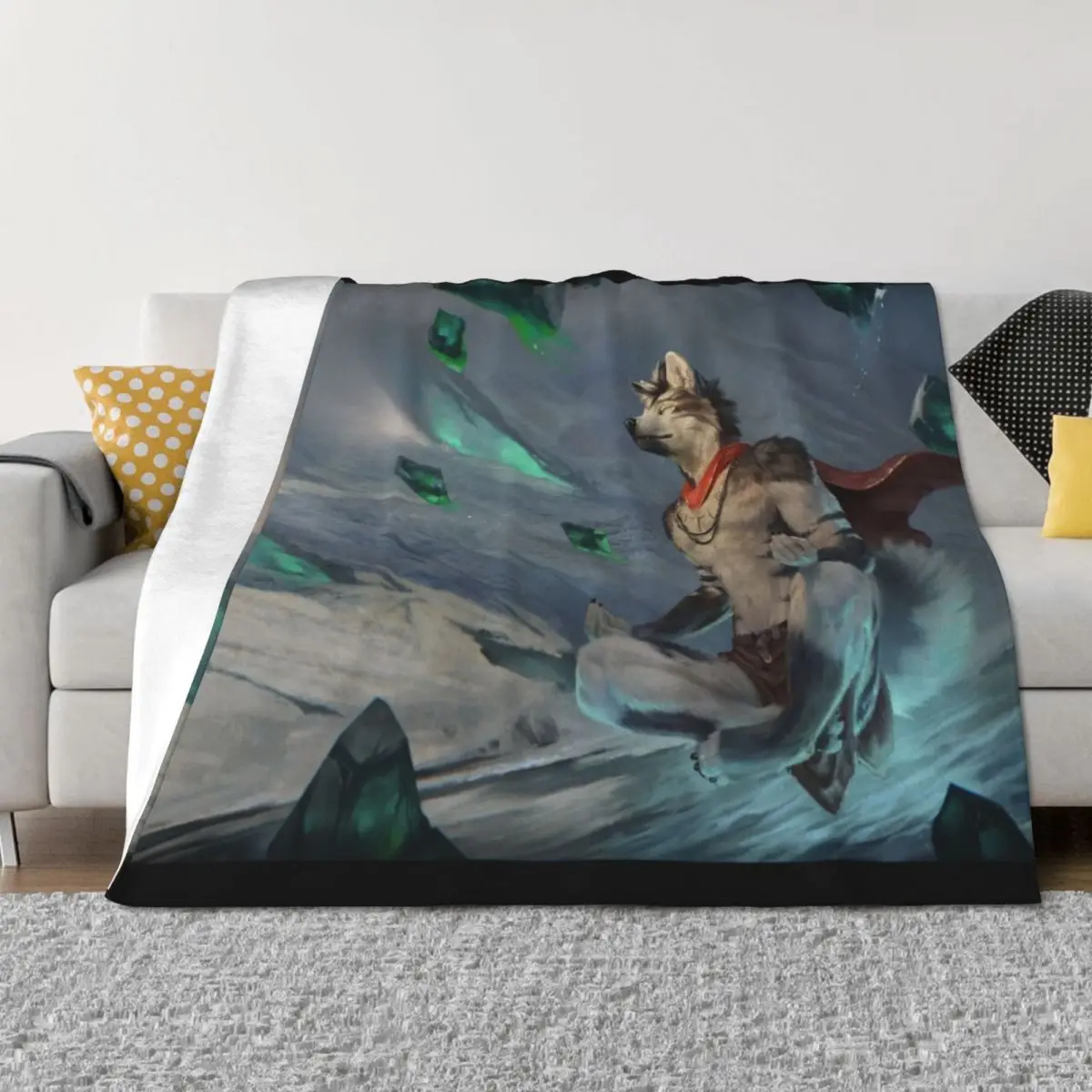 

Meditation Throw Blanket Soft Decorative Sofa Plaid Blankets
