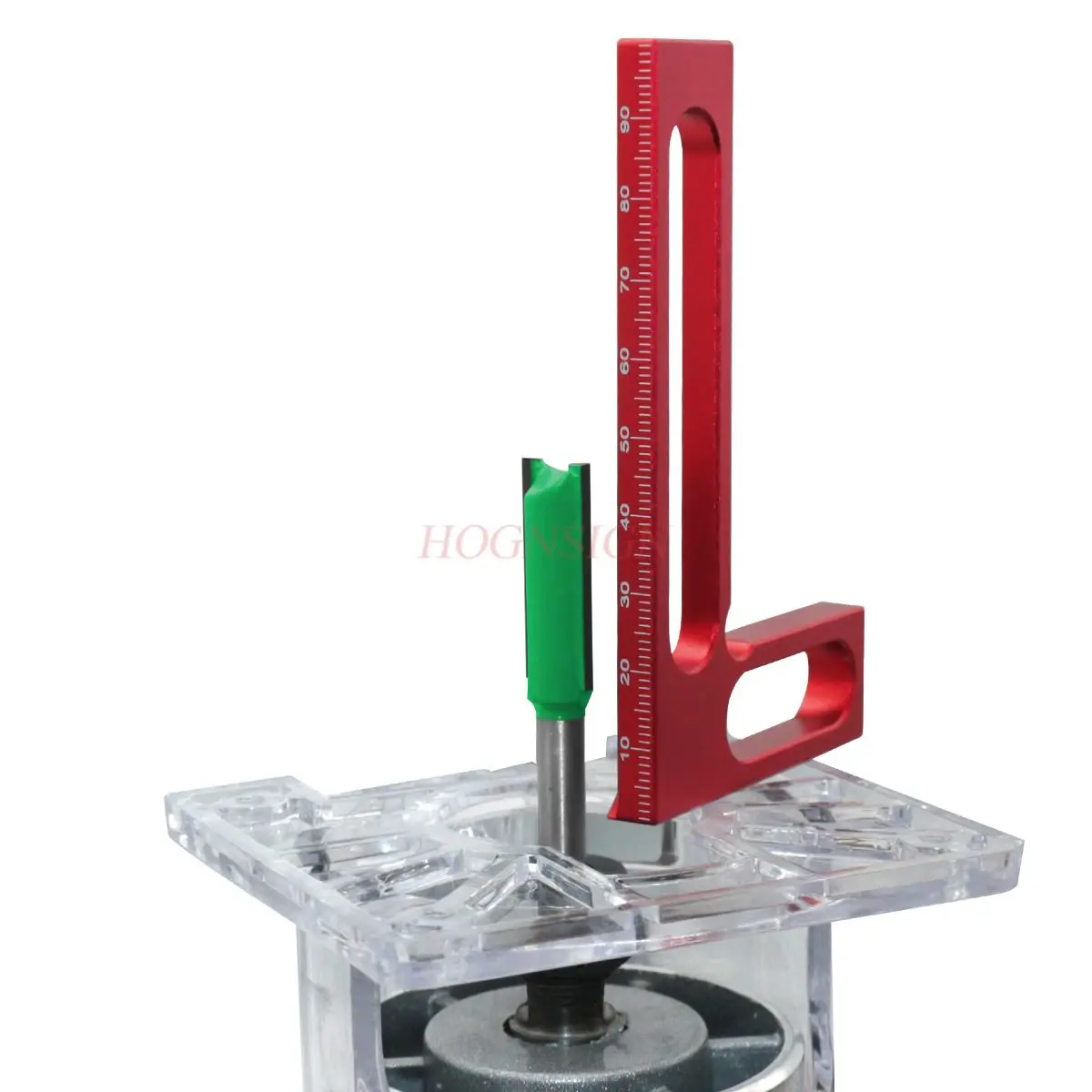 Regla cuadrada en forma de L de aleación de aluminio, regla de medición, regla de altura, regla de ángulo de 90 grados, herramienta de medición auxiliar, 1 Uds.