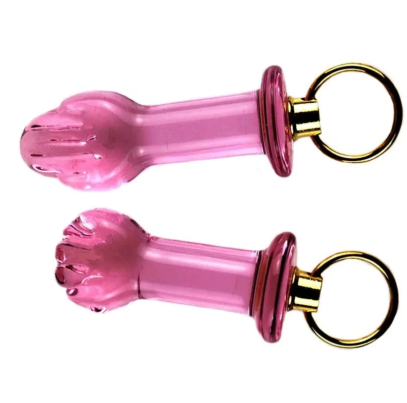 Massager G Spot Fake Penis Crystal Anal Beads Butt Plug Prostate Female Masturbation Toy For Women Erotic Toys Glass Dildo