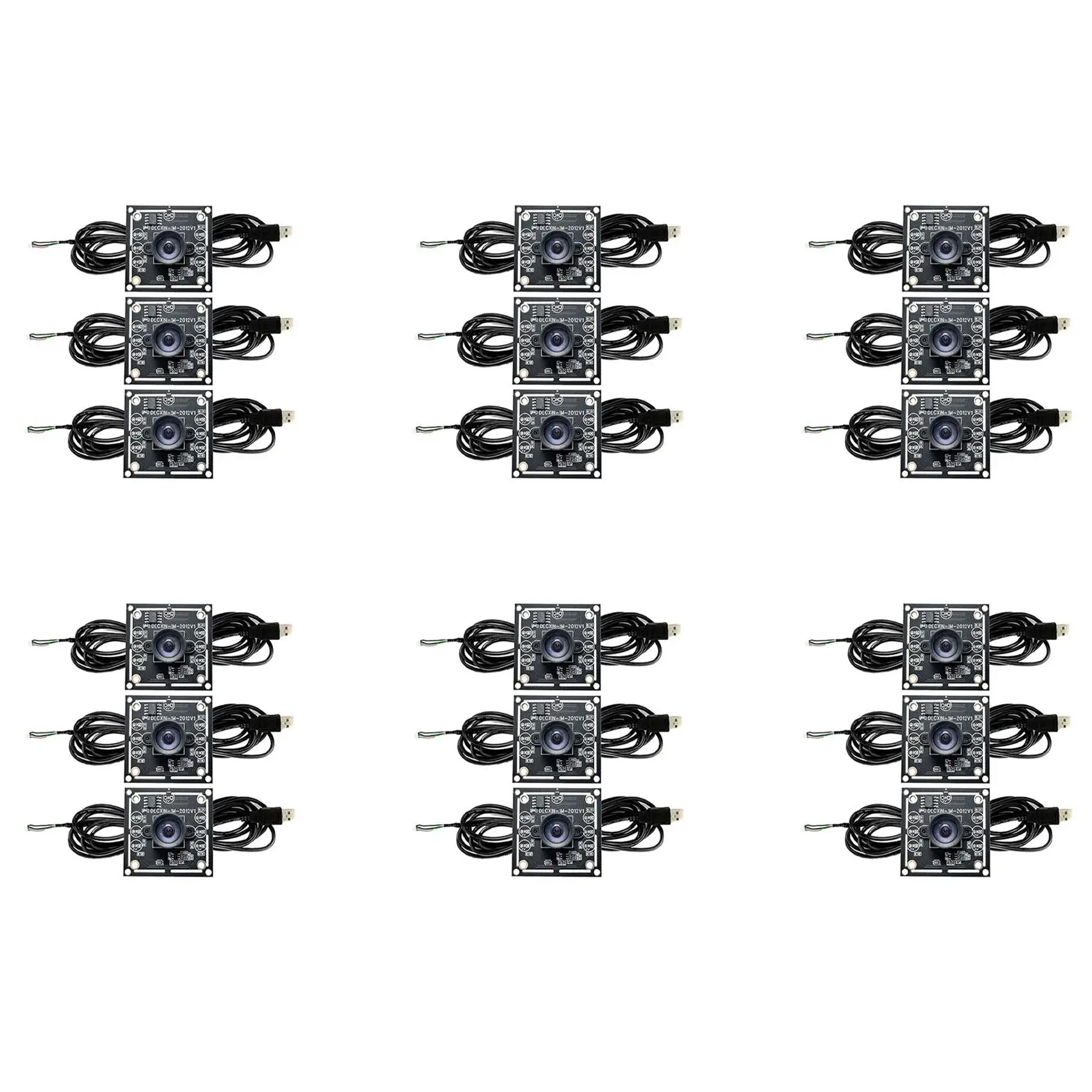 18PCS 100 Degree Camera Module 1MP OV9732 1280x720 USB Free Driver Manual Focus, with 2 Meter Cable for WinXP/7/8/10