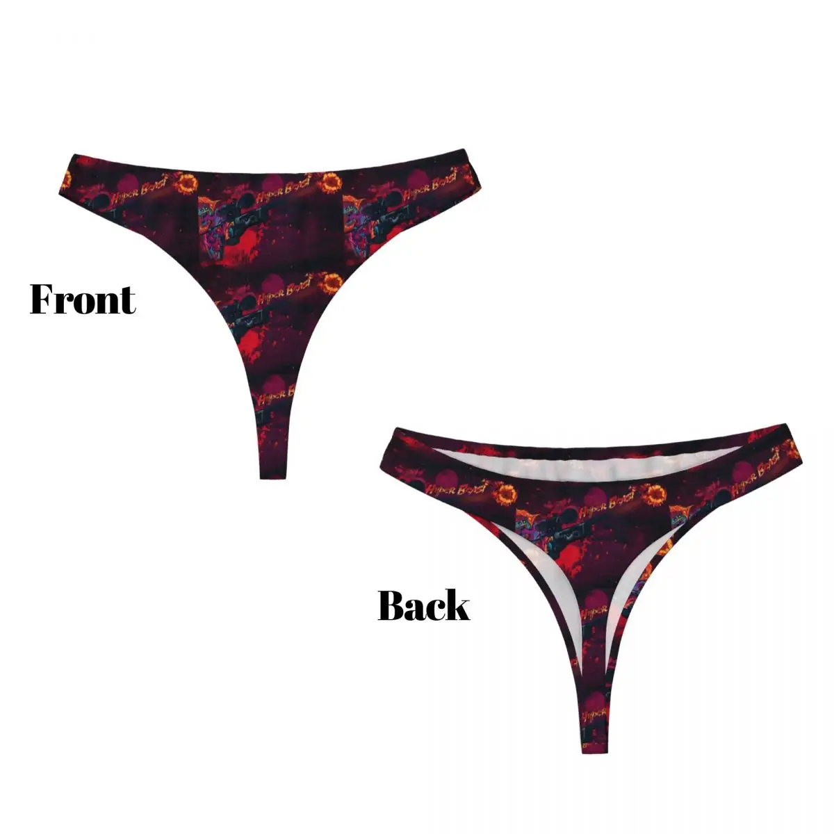 Custom Hyper Beast Cover Photo G-string Panties Breathable Women Stretch Thongs Comfort Underwear