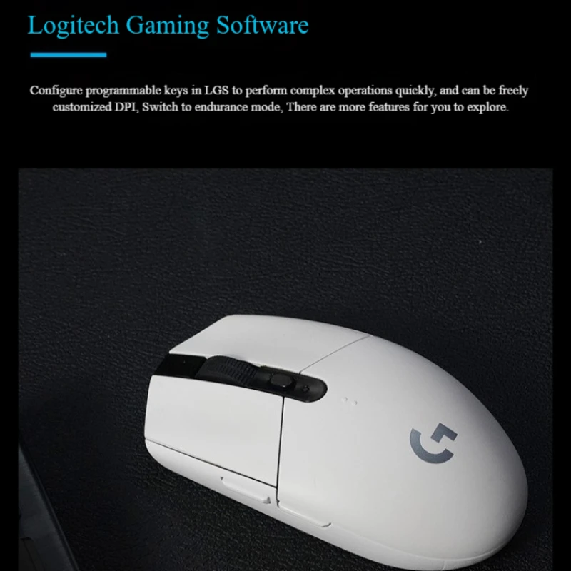 O mouse para jogos sem fio logitechG304 / G305 é projetado para jogos de alto desempenho, oferecendo um jogo eficiente e responsivo.