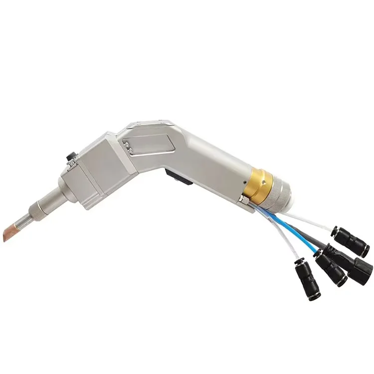 Energy Saving HANWEI QILIN New Double Wobble Handheld Fiber Laser Welding Gun High Speed 120mm/s 1000W - 3000W