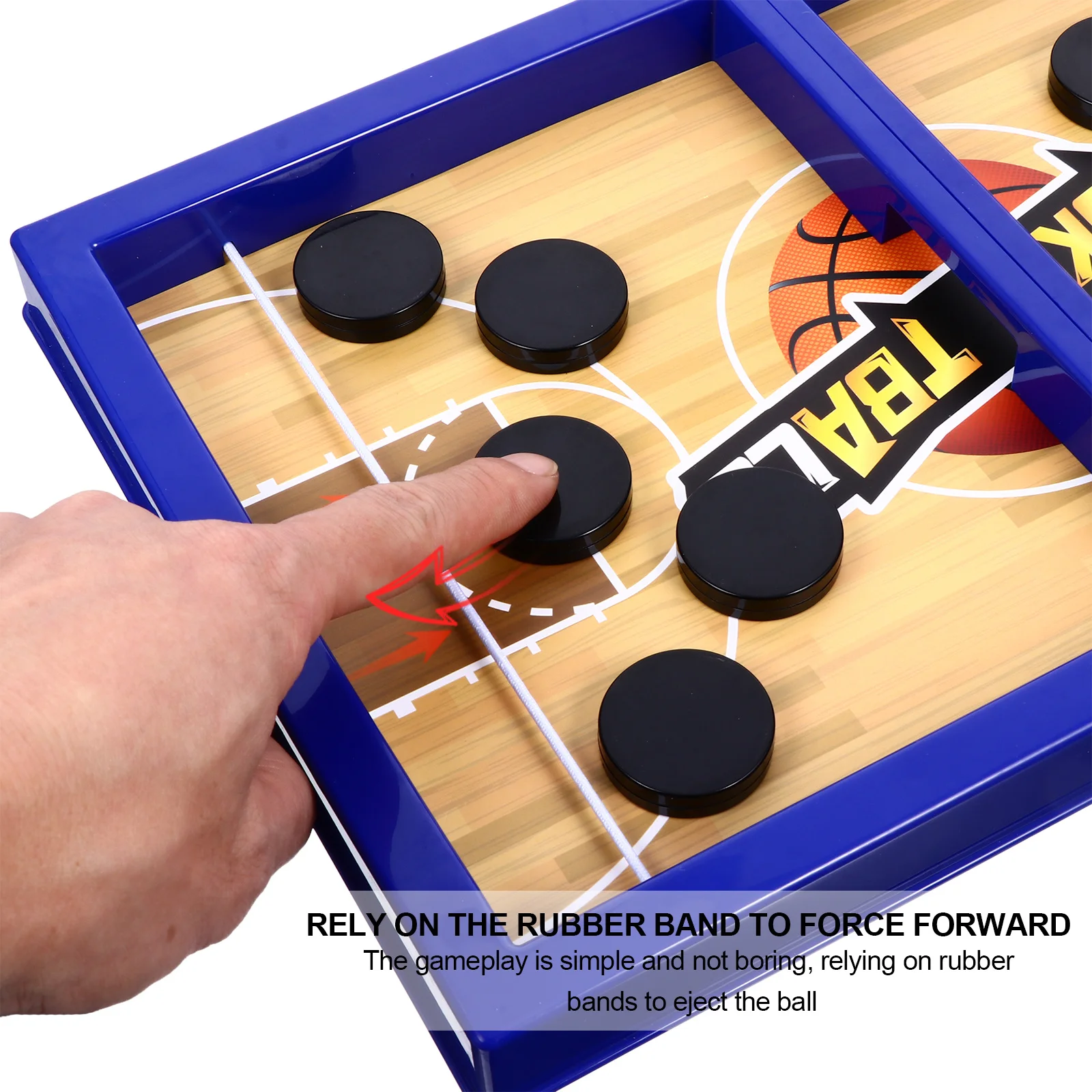 1Set Schaken Katapult Spel Dubbele Uitwerpen Board Interactief Desktop Speelbal voor Familie Ouder Kind Speelbordspel Speelgoed