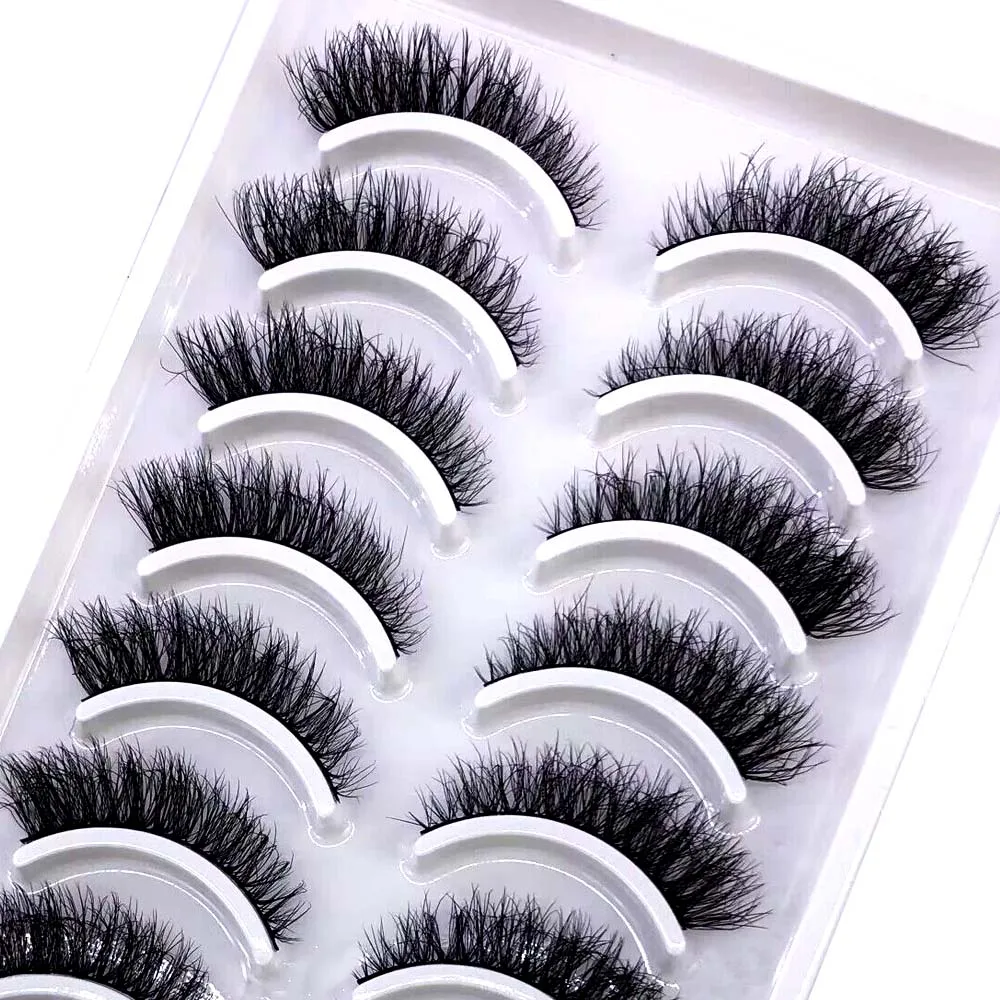 33 Style 70 Boxes 10Pairs Natural 3D Mink False Eyelashes Makeup Fake Eye Lashes Faux Cils Make Up Beauty Tools Wholesale