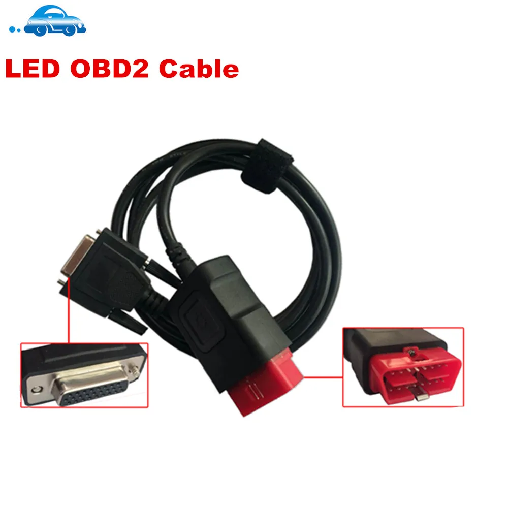 OBDII 16 دبوس LED كابل الرئيسي مناسبة ل Vd ds150e Cdp برو زائد OBD2 السيارات Obd كابل Obd 16pin اختبار كابل Multidiag برو كابل