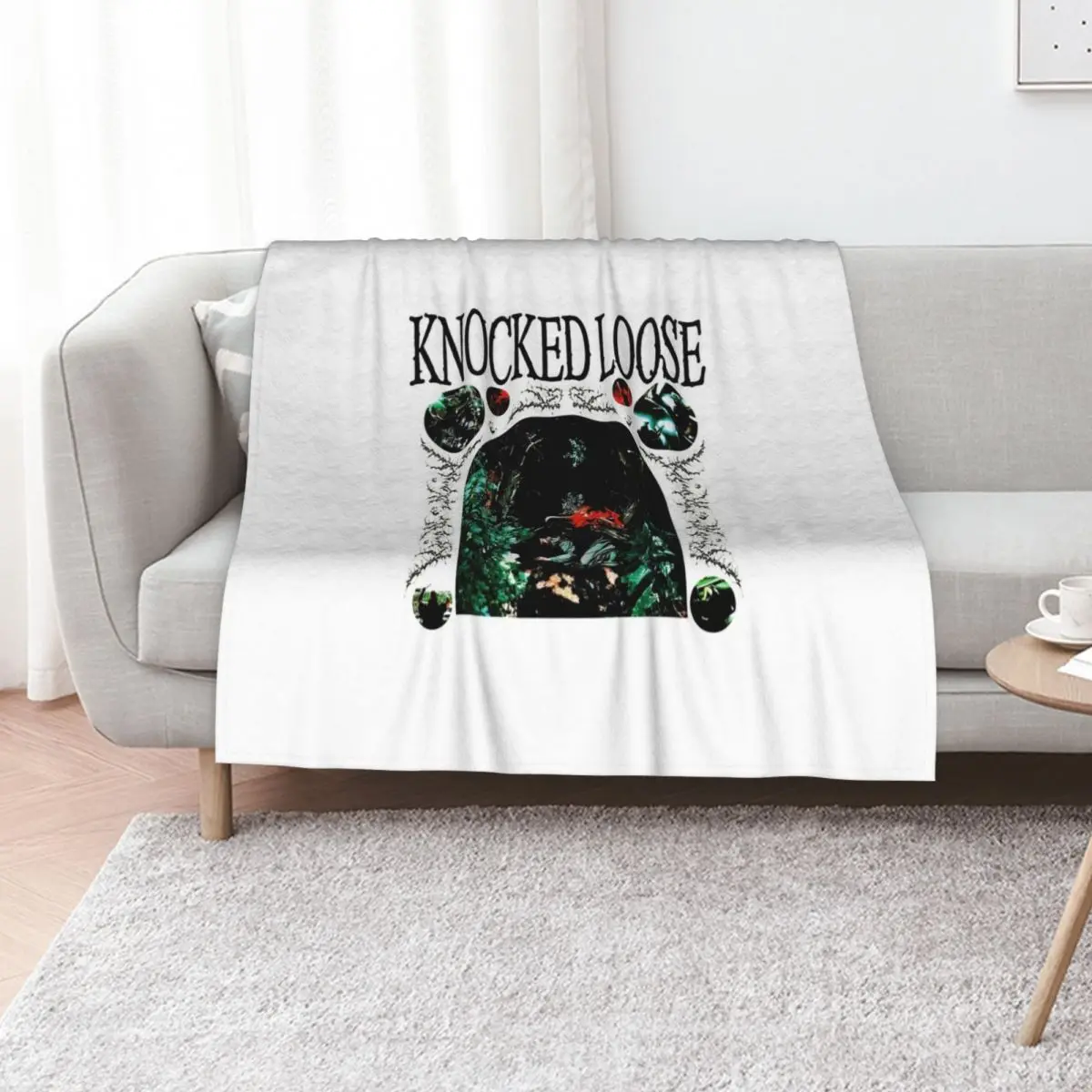 Knocked Loose Art Throw Blanket Cute Plaid for babies Hairys Bed Fashionable halloween Sofas Blankets