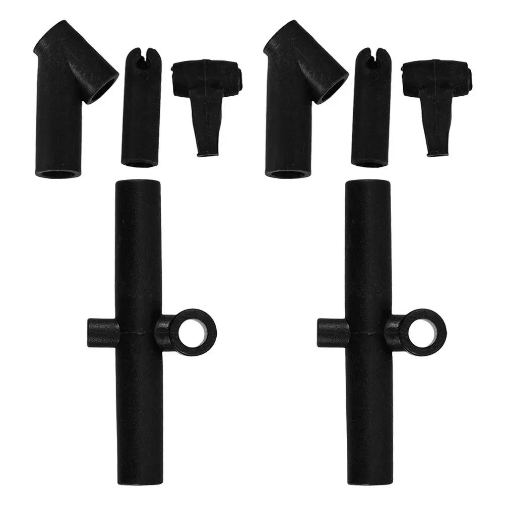 2Sets Kite Support Connectors Kunststoffrahmenbeschläge für DIY Kite Building Ersatzteile Einfache Installation für den Außenbereich
