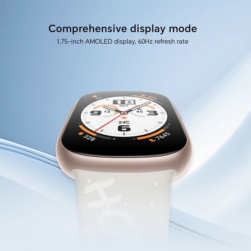 Global Version HONOR Watch 4 Smart Watch 5ATM Blood Oxygen Monitor BT5.2 GPS Bluetooth 5.2 Up to 14 Days Long Battery