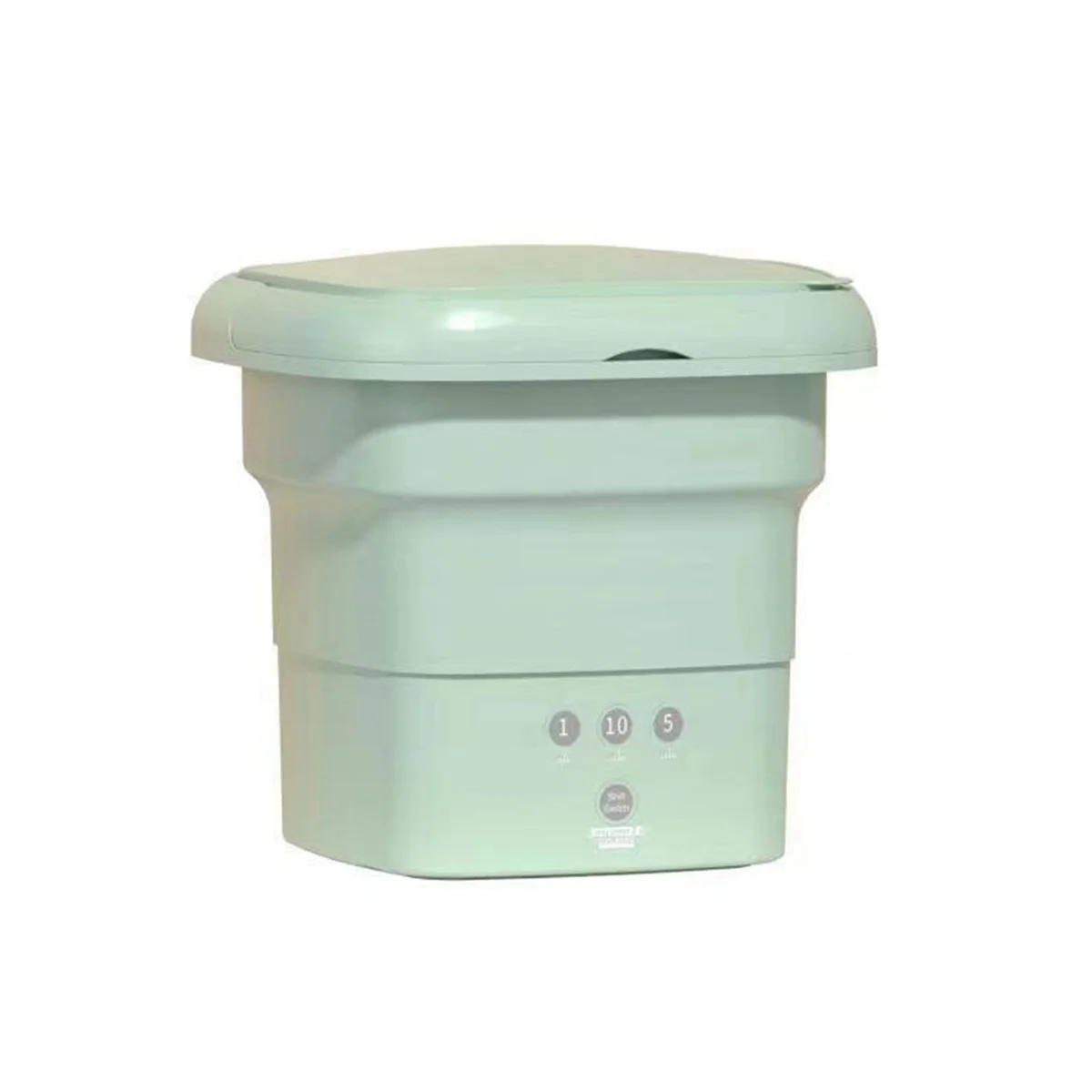 휴대용 세탁기 미니 세탁기 청소 블루 라이트, 반 자동 세탁 양말, 아파트 여행, EU 플러그-B