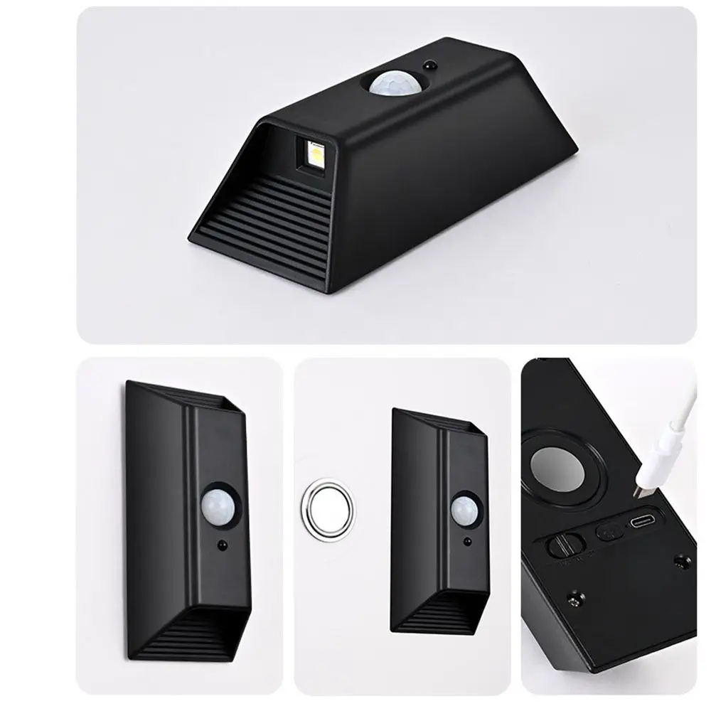 

Перезаряжаемые настенные светильники с датчиком движения, беспроводные магнитные настенные лампы с дистанционным управлением, интеллектуальные светодиодные индукционные светильники на магнитной основе