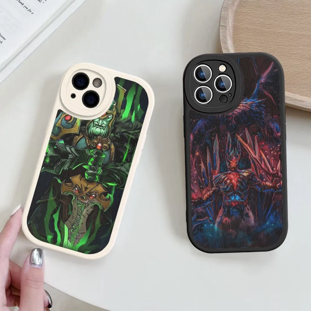 Hot Game D-Dota 2 Phone Case Hard Leather For IPhone 16 15 14 13 12 Mini 11 14 Pro Max Xs X Xr 7 8 Plus Fundas