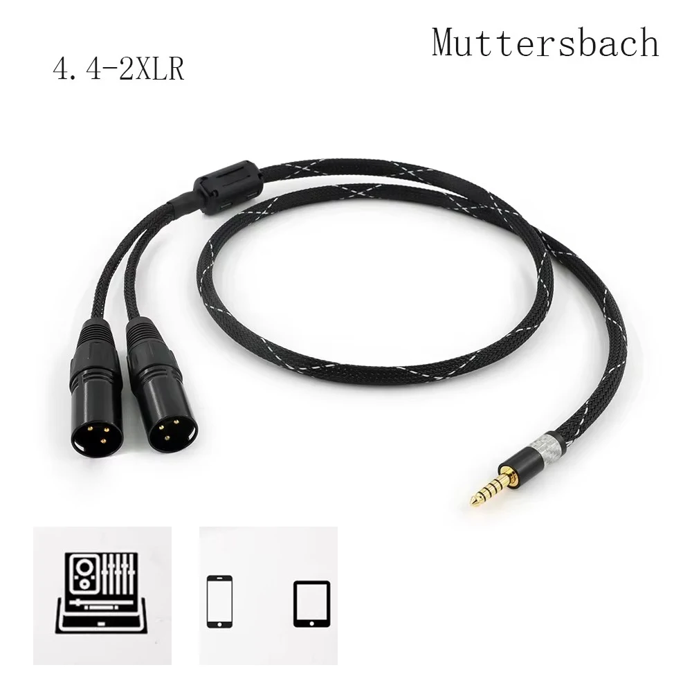 

Muttersbach High quality Japan Canare cable 4.4mm to 2 XLR audio connection cable