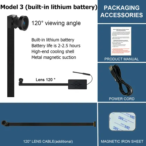 Small 4K DIY Wireless WiFi 2.0MP Camera Supports Remote Live Broadcast Via Smartphone App 1080P Image Quality 4 Models to Choose - Image 7