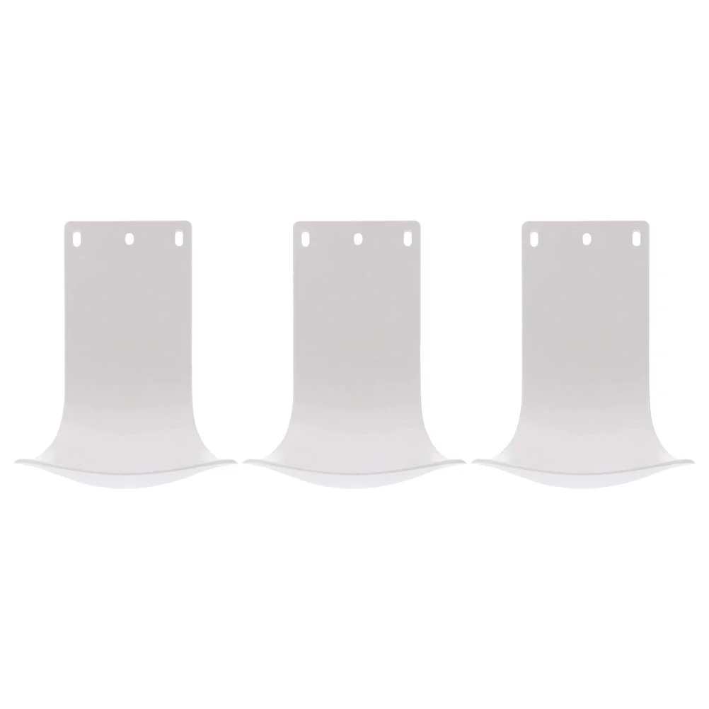 

3 Pcs Drip Soap Dispenser Tray Wall Mounted Bracket Handwashing Fluid Electric Catch
