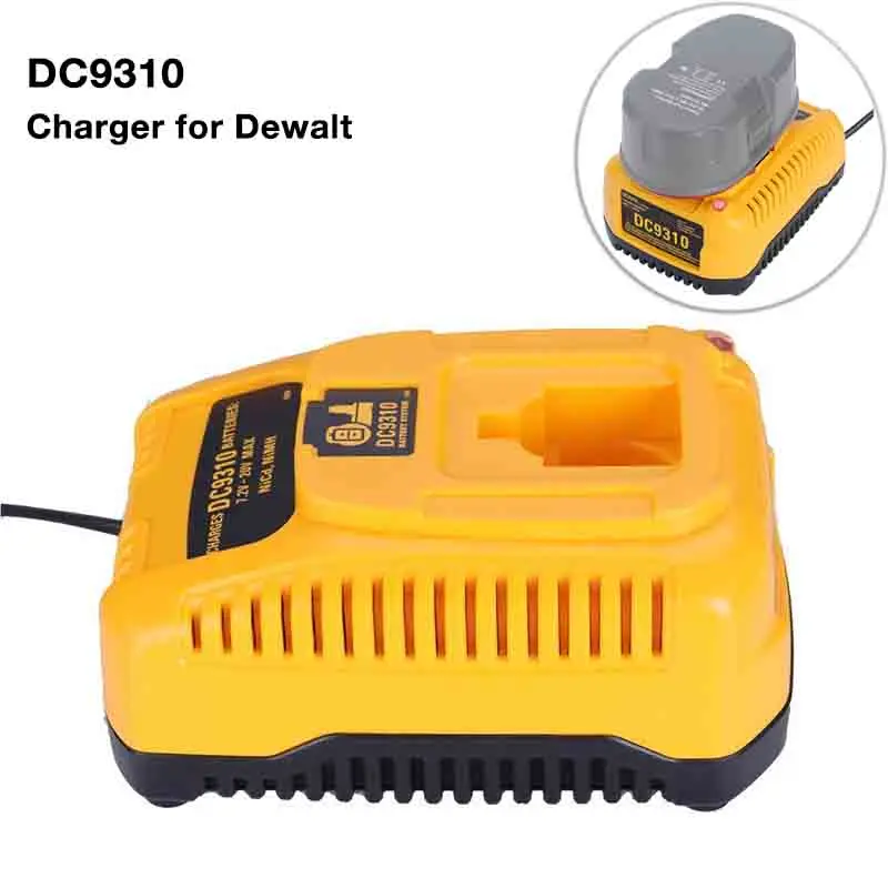 DC9310 Fast Charger Replace for DEWALT 18 volts battery Charger DW9116 Compatible with Dewalt 7.2V-18V