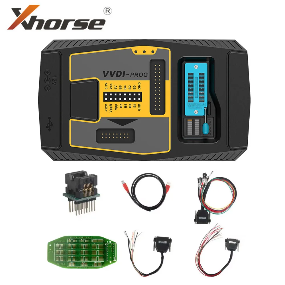 

Оригинальный программатор Xhorse VVDI Prog ECU для BMW ISN NEC MPC Infineon, чип для чтения и записи ECU MCU IMMO EEPROM, автоматический диагностический инструмент