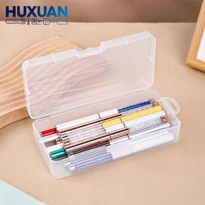 Transparent Plastic Storage Box Rectangular Small Items Sundries Organizer Case Jewelry Beads Container Tools Accessories Box