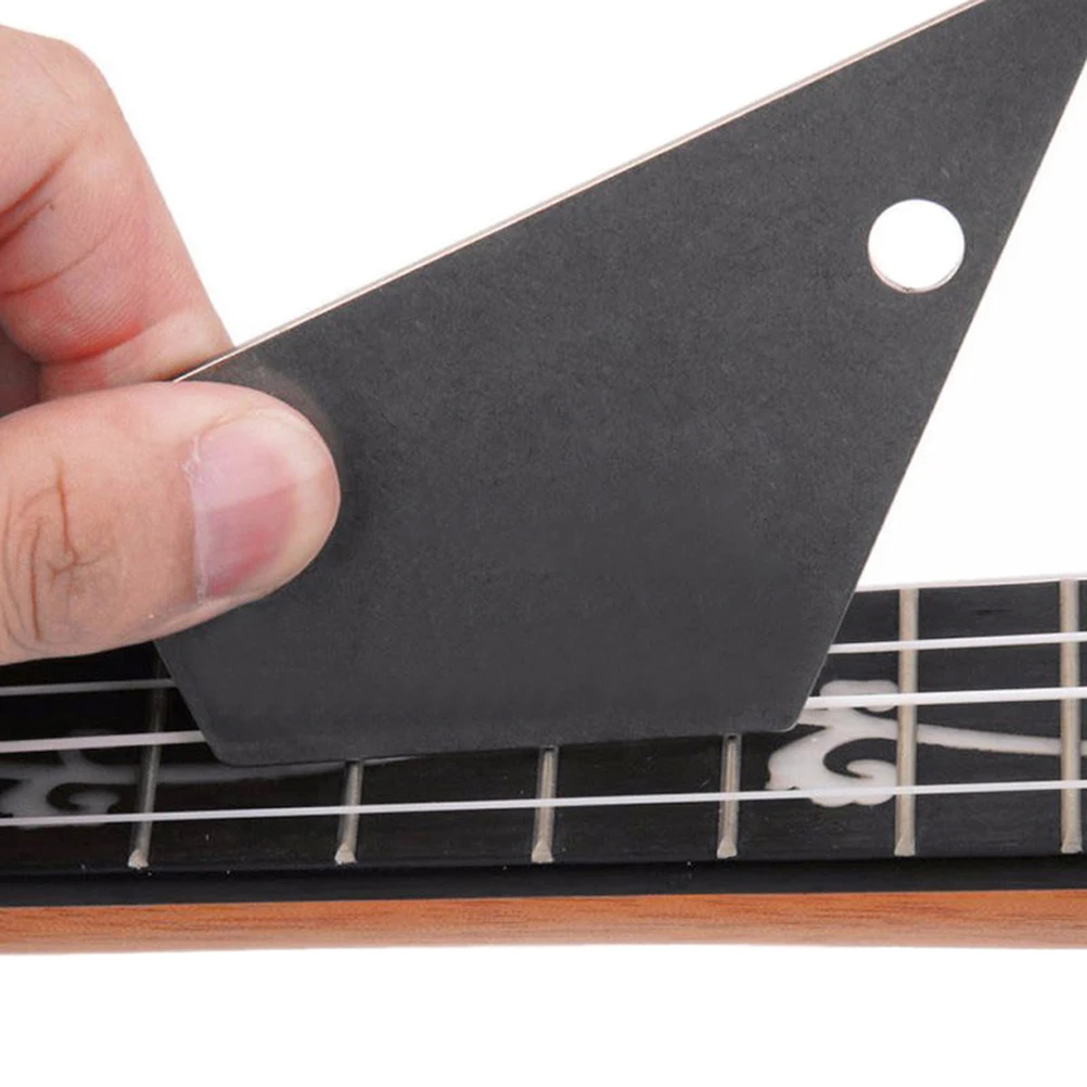 

4Pcs Guitar Fret Crowning Files Leveling Tool Set Grinding Protectors Guitar Repair Accessories