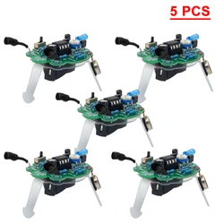 1PCS 5/10 Pcs Electronic Soldering Simulated Firefly Flashing Robot DIY Kit LED Breathing Light Photosensitive Sensor Robot Part