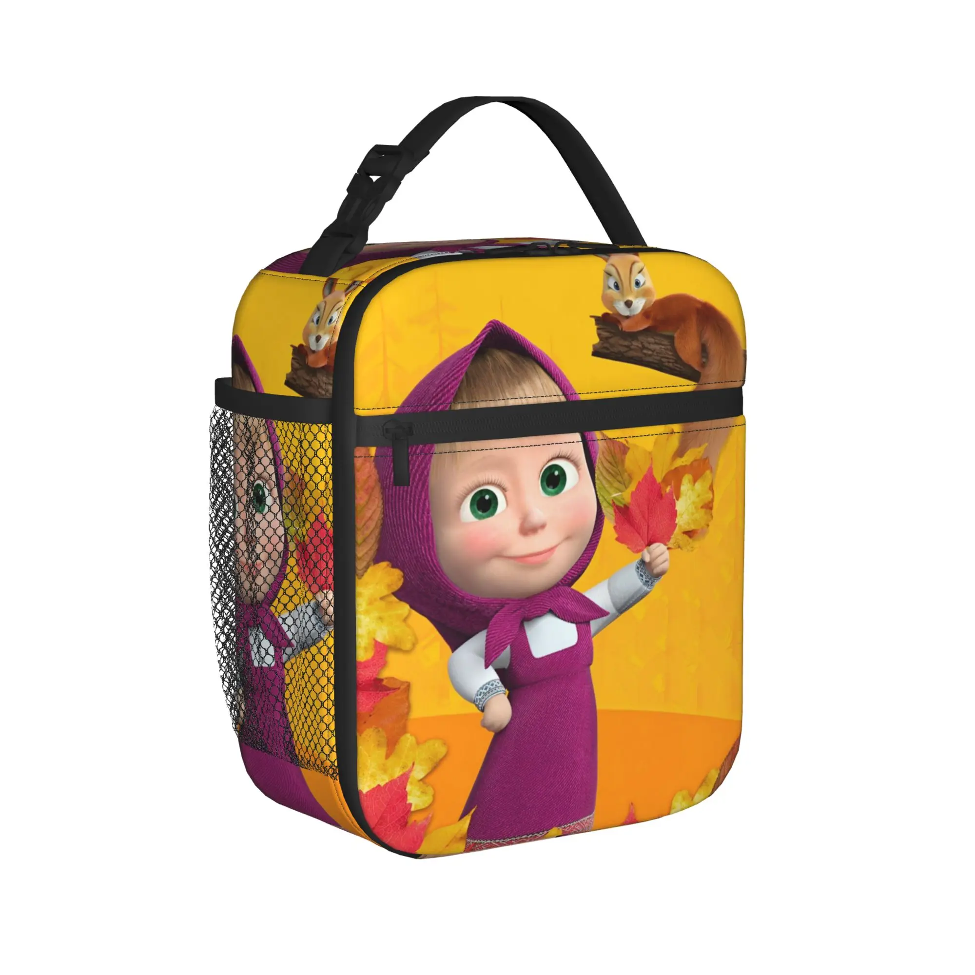 Autumn M-Masha Insulated Lunch Bag Thermal Bag Reusable,Lunch Container Leakproof Tote Lunch Box Food Bag Office  Outdoor