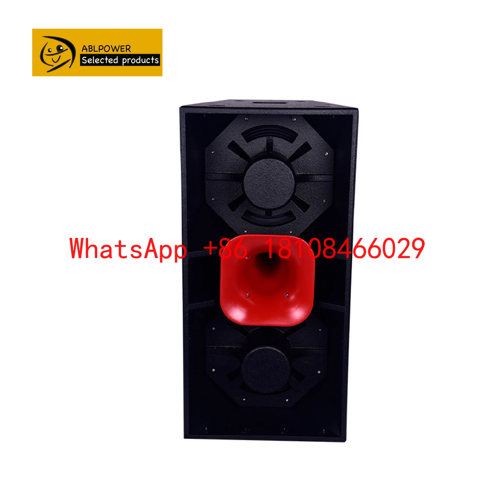 Altavoces Dobles de 15 Pulgadas con Bocina y Tweeter, Multifuncionales para Exteriores, Alta Presión Sonora, Largo Alcance
