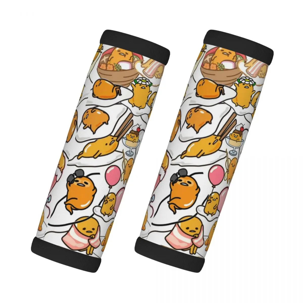 

Custom Anime Gudetama Luggage Handles Wrap Grips 2 Pcs Neoprene Suitcases Luggage Travel Accessories For Backpack Shoulder Pad