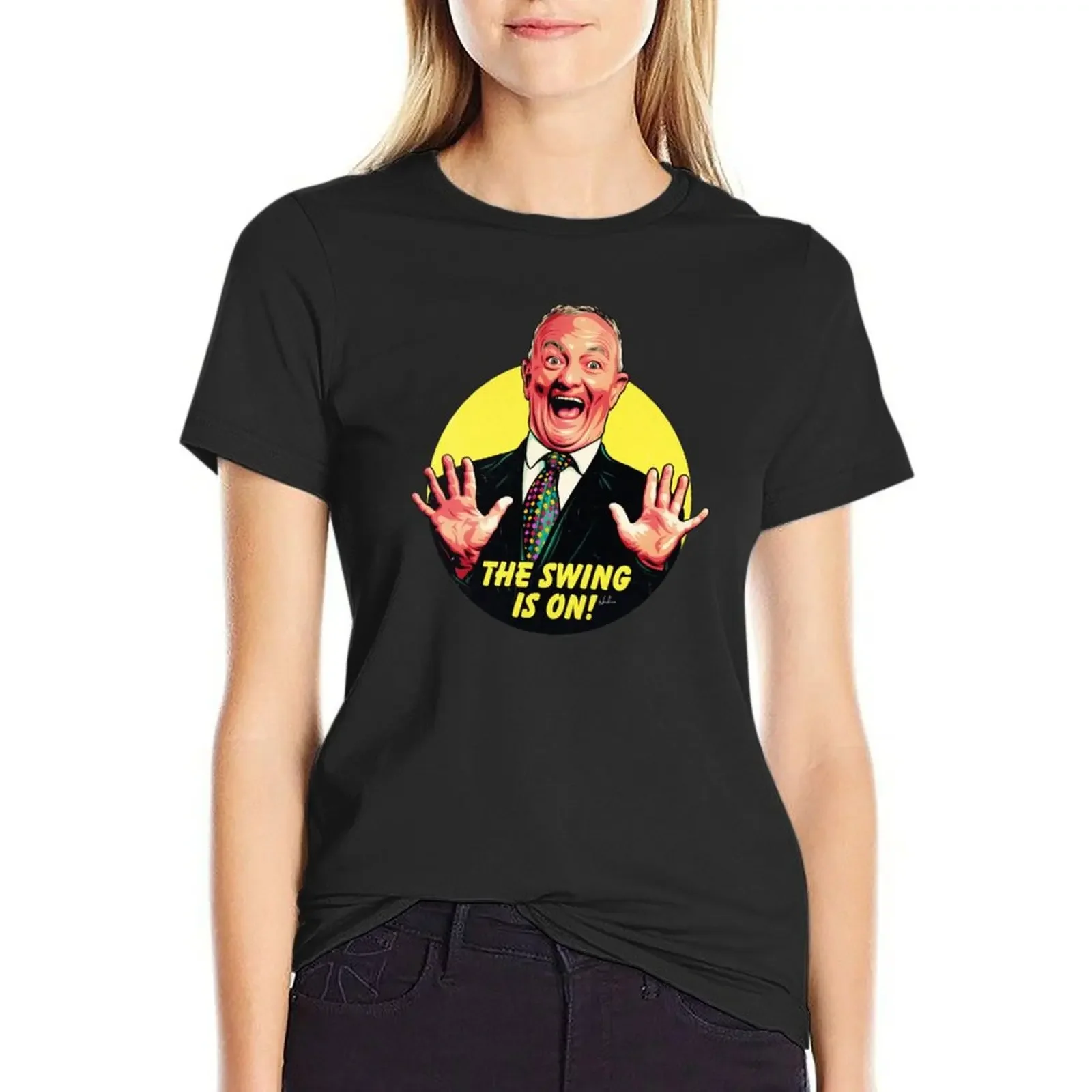

The Swing Is On! T-Shirt customs design your own anime animal prinfor plus sizes clothes for woman