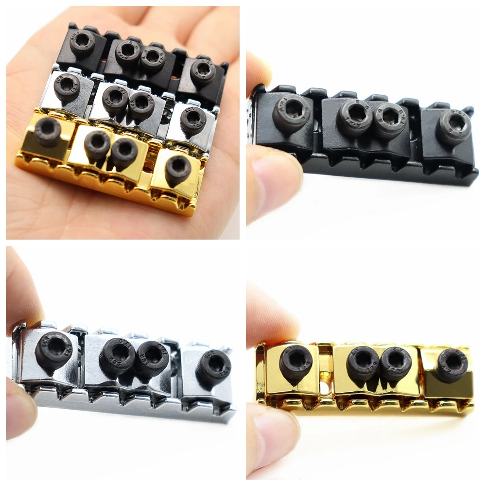 7-saitige E-Gitarre Sicherungsmutter Metall Sicherungsmutter für Floyd Rose Tremolo Brücke-Länge 48 mm-CR/BK/GD – Detail 16