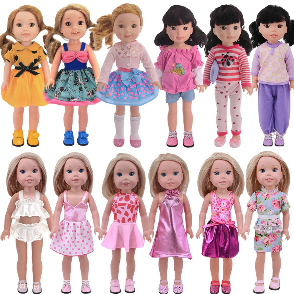 1 Set Of 14.5-Inch Doll Clothes Cute Casual Daily Clothes, For 32-34Cm Paola Reina Doll Accessories Girl's Toy Gifts Dolls Shoes